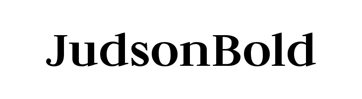 JudsonBold Font