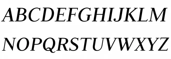JudsonItalic Polices MAJUSCULES