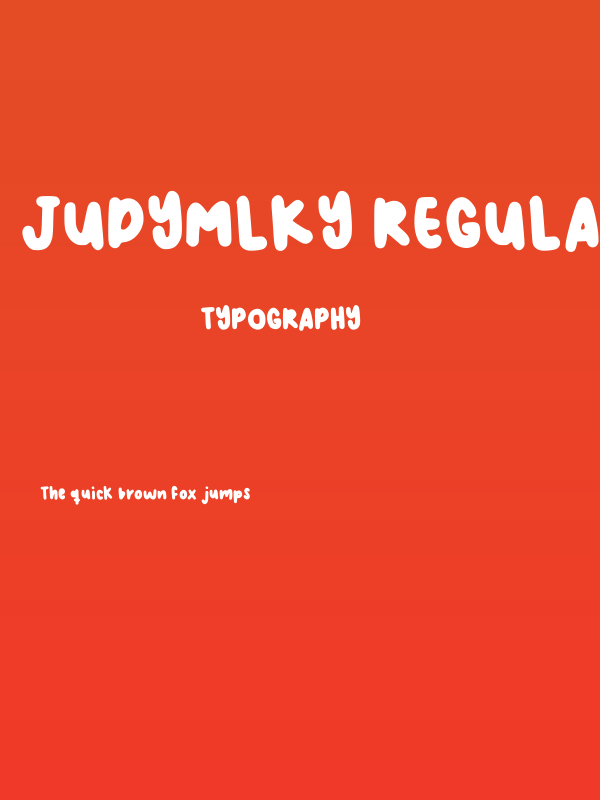 Judymlky Regular Poster