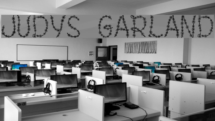 Judy's Garland لخطوط تنزيل examples