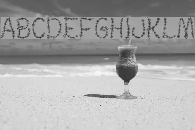 Judy's Garland Font examples