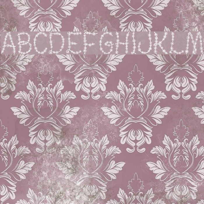 Judy's Garland Font examples