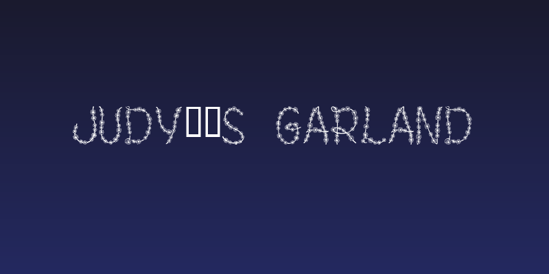 Judy's Garland Social Header