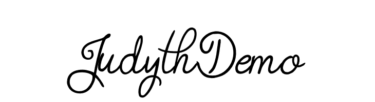 Judyth Demo Шрифта