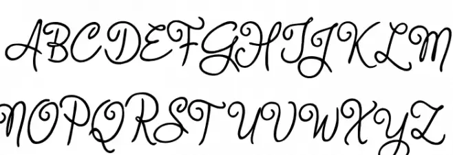 Judyth Demo Schriftart Groß
