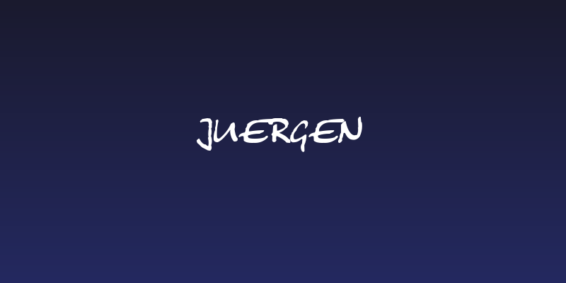 Juergen Social Header