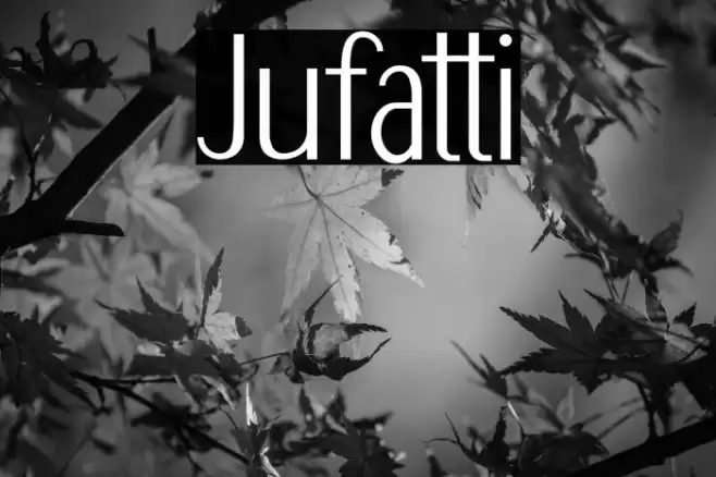 Jufatti Font examples