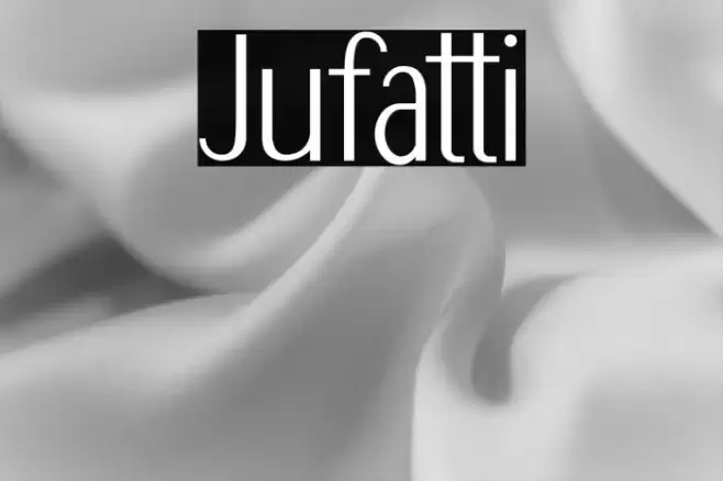 Jufatti Font examples
