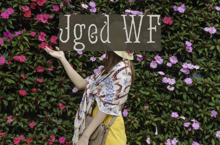 Jugend WF Font examples