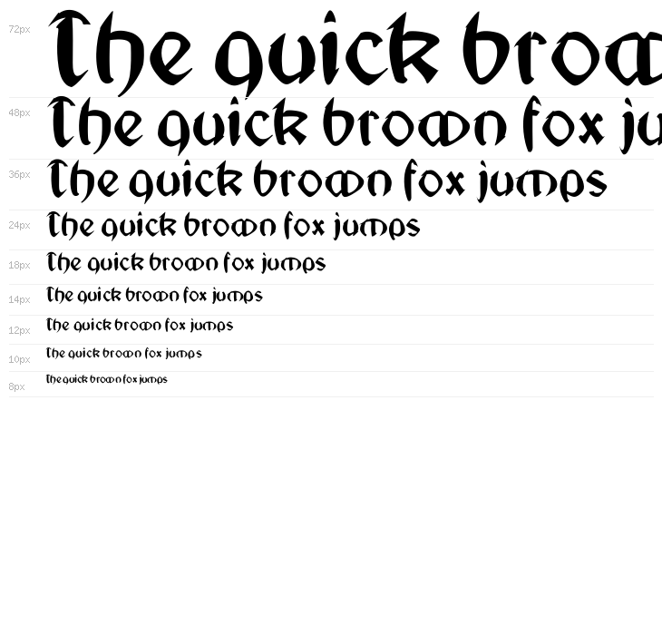 Jugendstil-Medium Waterfall