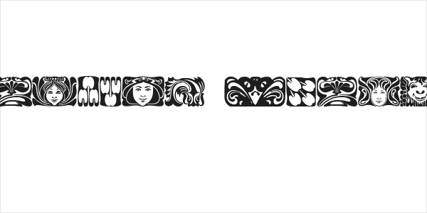 Jugendstil Ornamente Logo