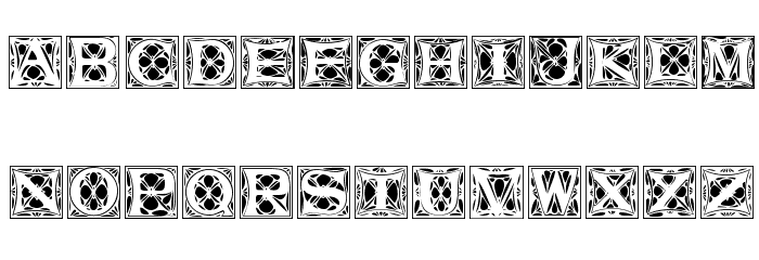 JugendstilCaps Font LOWERCASE