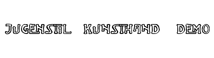 Jugenstil Kunsthand Demo  les polices de caractères gratuit tlcharger