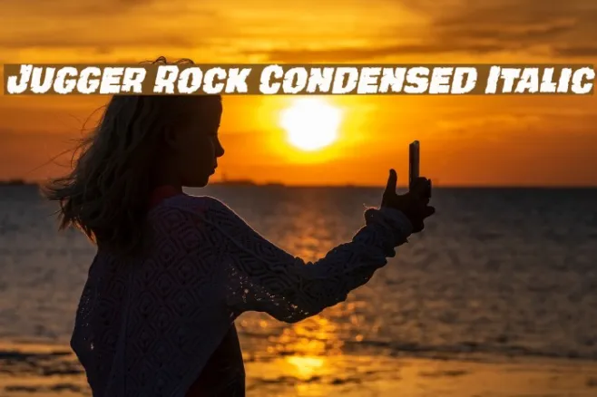 Jugger Rock Condensed Italic Example 2
