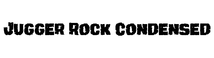 Jugger Rock Condensed  免费字体下载