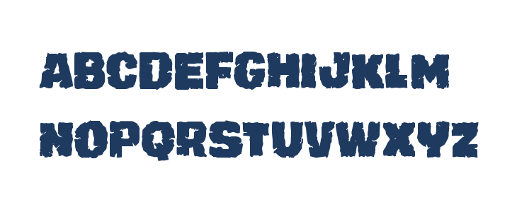 Jugger Rock Condensed Lowercase