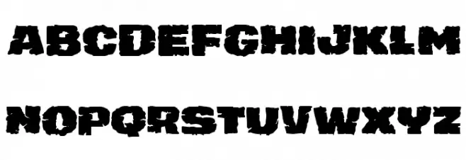 Jugger Rock Expanded Schriftart Groß