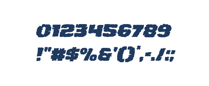 Jugger Rock Italic Other Characters