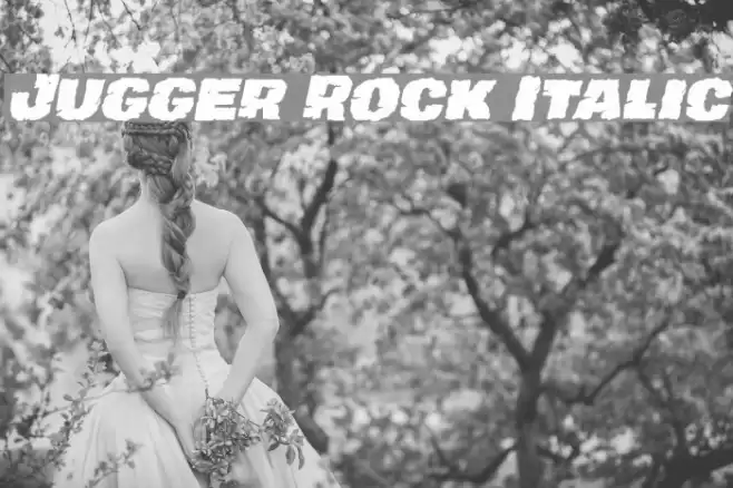 Jugger Rock Italic Font examples