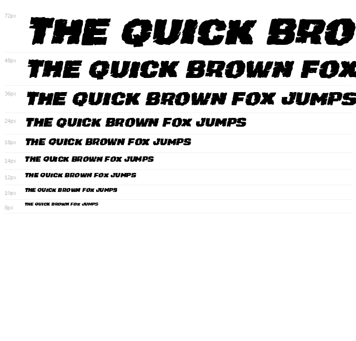 Jugger Rock Italic Waterfall