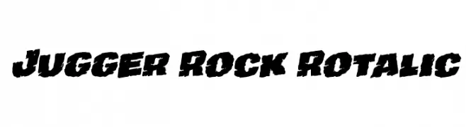 Jugger Rock Rotalic  Fuentes Gratis Descargar