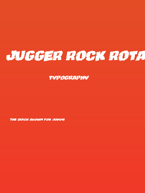 Jugger Rock Rotalic Poster