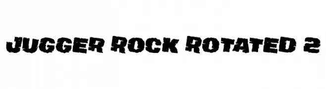 Jugger Rock Rotated 2  Frei Schriftart Herunterladen