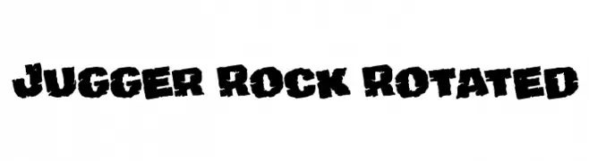 Jugger Rock Rotated  नि: शुल्क फ़ॉन्ट्स डाउनलोड