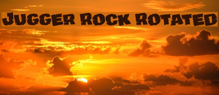 Jugger Rock Rotated Example 2