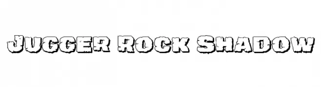 Jugger Rock Shadow  تنزيل الخطوط
