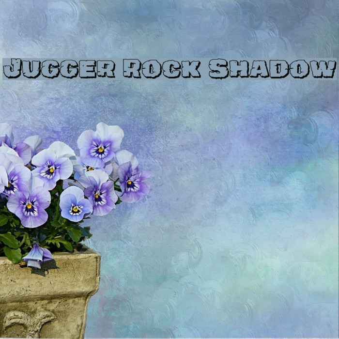 Jugger Rock Shadow Font examples