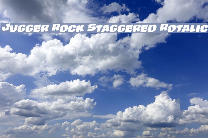 Jugger Rock Staggered Rotalic Example 2