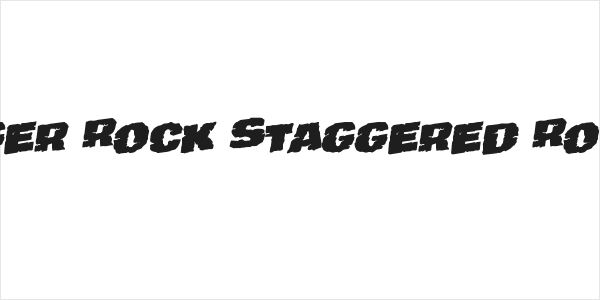 Jugger Rock Staggered Rotalic Logo