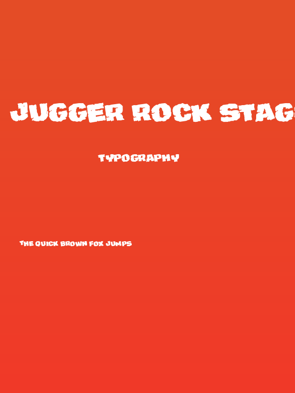 Jugger Rock Staggered Rotated Poster