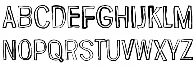 Jugglingoose Font Litere mari