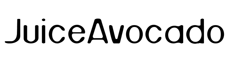 Juice Avocado  Frei Schriftart Herunterladen