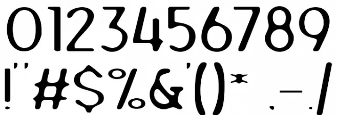 Juice Avocado Font OTHER CHARS