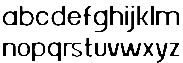 Juice Avocado Font LOWERCASE