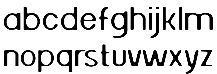 Juice Avocado Font LOWERCASE
