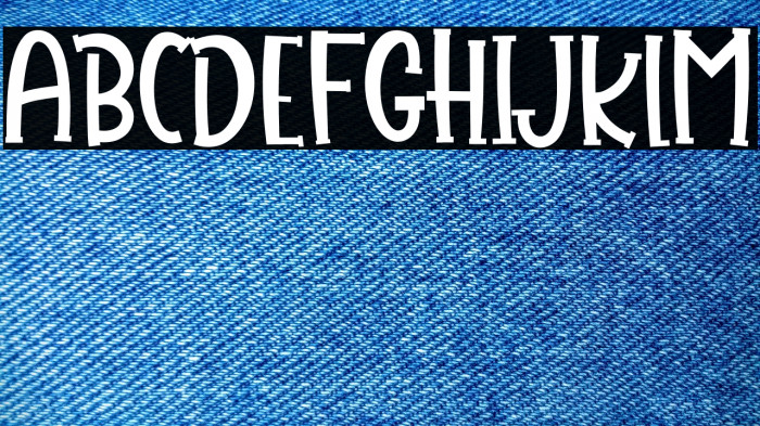Juice Blueberries Font examples