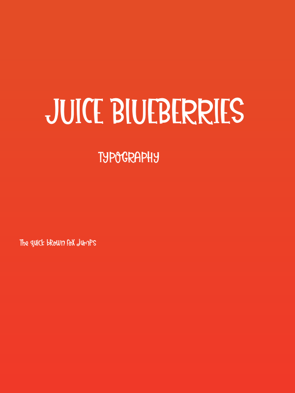 Juice Blueberries Poster