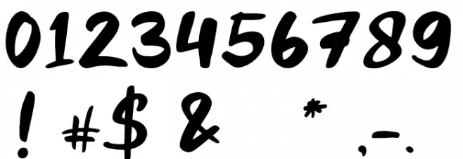 Juice Day Font OTHER CHARS