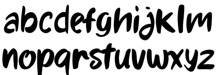 Juice Day Font LOWERCASE