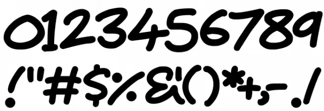 Juice Monster Font OTHER CHARS