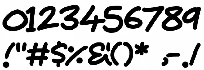 Juice Monster Font OTHER CHARS