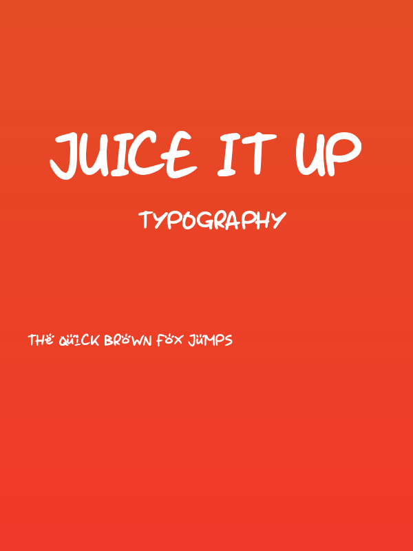 Juice it up Poster