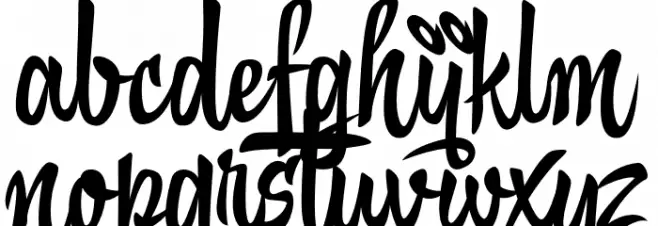 Juicebox Script PERSONAL USE Regular Шрифта строчной