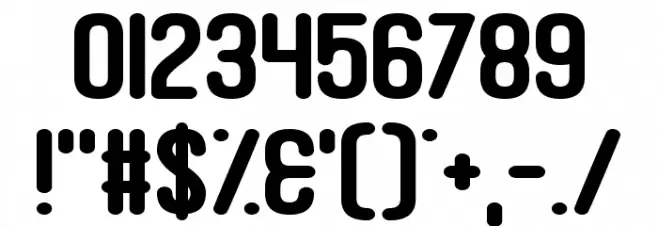 Juicebox Font OTHER CHARS