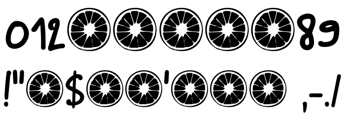Juicer DEMO Regular Font OTHER CHARS