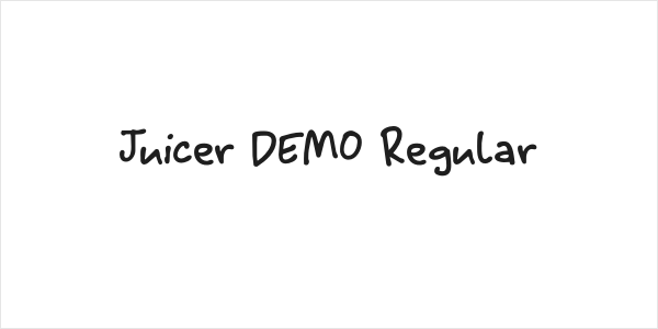 Juicer DEMO Regular Logo